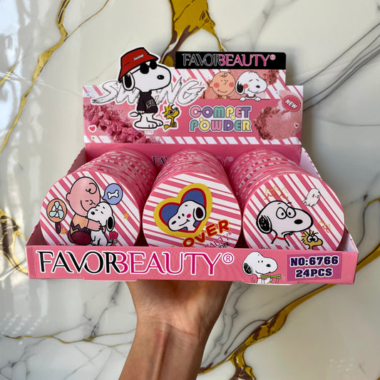 POLVO COMPACTO DE SNOOPY