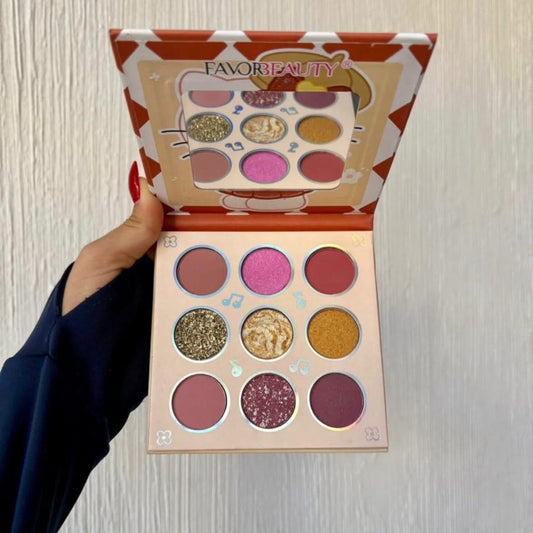 PALETA DE SOMBRAS 9 COLORES