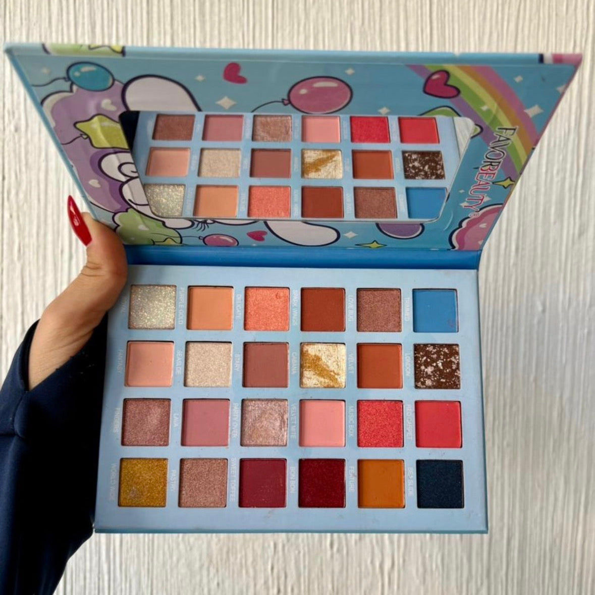 PALETA DE SOMBRA 24 COLORES