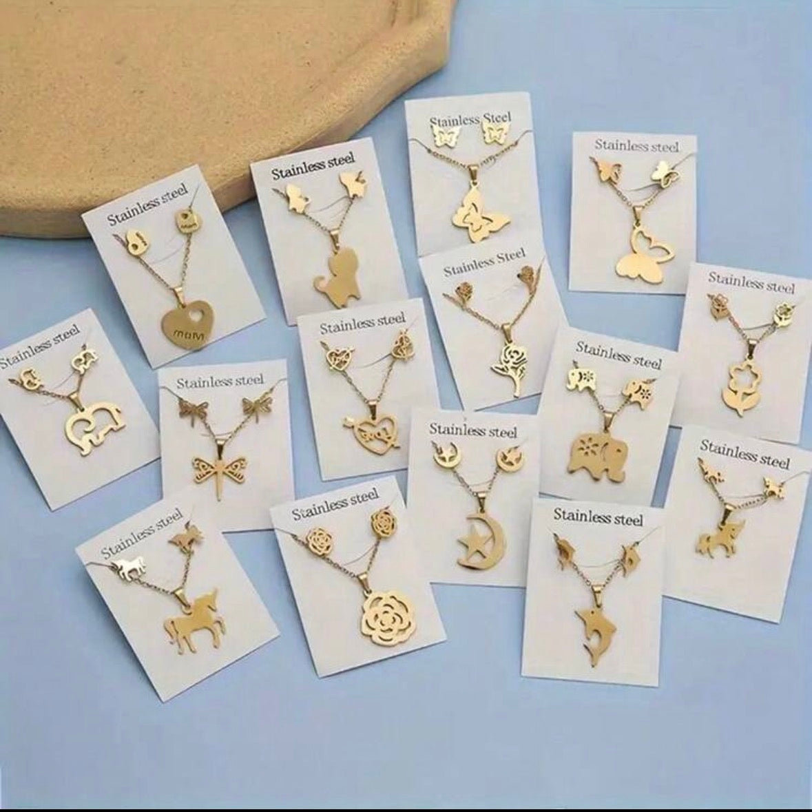 SET 3 PZS ACERO INOXIDABLE